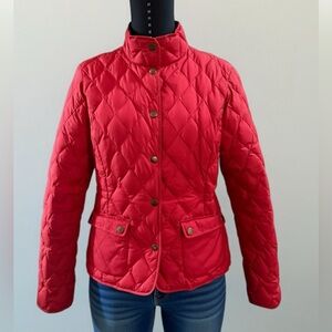 Eddie Bauer Women's Quilted Puffer Jacket in Red